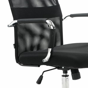 Кресло компьютерное Brabix Fit EX-514 (с подголовником, хром, черное) 531949 в Орле - предосмотр 9