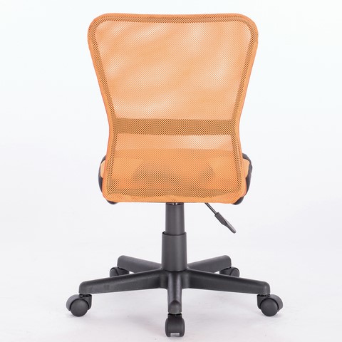 Кресло офисное Brabix Smart MG-313 (без подлокотников, комбинированное, черное/оранжевое) 531844 в Орле - изображение 4