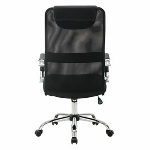 Кресло компьютерное Brabix Fit EX-514 (с подголовником, хром, черное) 531949 в Орле - предосмотр 3