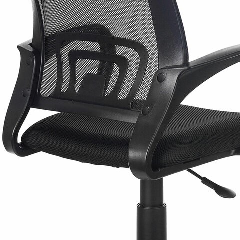 Офисное кресло Brabix Fly MG-396 (с подлокотниками, сетка, черное) 532083 в Орле - изображение 5