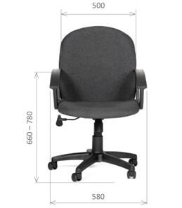 Офисное кресло CHAIRMAN 681 Ткань C-3 черное в Орле - предосмотр 1
