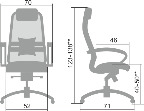Кресло Samurai S-1.04, черный плюс в Орле - изображение 1