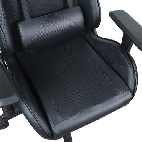 Кресло компьютерное Brabix GT Carbon GM-115 (две подушки, экокожа, черное) 531932 в Орле - изображение 7