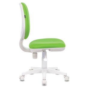 Офисное кресло Brabix Fancy MG-201W (без подлокотников, пластик белый, салатовое) 532414 в Орле - предосмотр 2