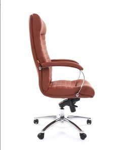 Кресло CHAIRMAN 480 Экокожа Terra 111 (коричневая) в Орле - предосмотр 2