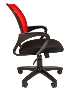 Офисное кресло CHAIRMAN 696 black Сетчатый акрил DW69 красный в Орле - предосмотр 1