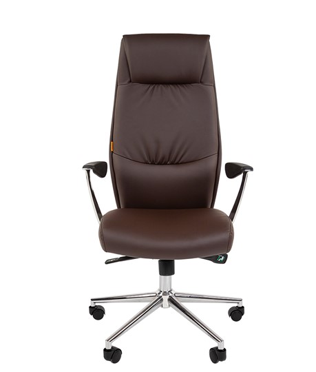 Кресло офисное CHAIRMAN Vista Экокожа премиум коричневая (vista) в Орле - изображение 3