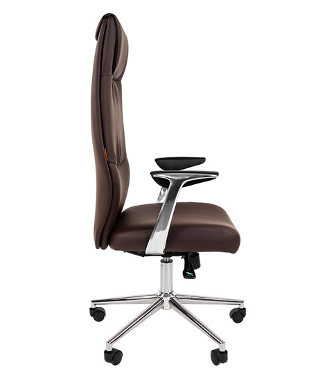 Кресло офисное CHAIRMAN Vista Экокожа премиум коричневая (vista) в Орле - изображение 4