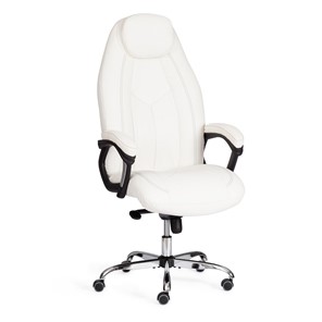 Кресло офисное BOSS Lux, кож/зам, белый, арт.21152 в Орле