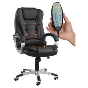 Компьютерное кресло BRABIX "Comfort MS-003", 6 массажных модулей, экокожа, черное, 532521 в Орле