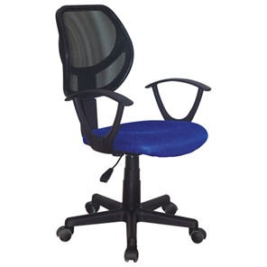 Кресло компьютерное Brabix Flip MG-305 (ткань TW, синее/черное) 531919 в Орле - предосмотр