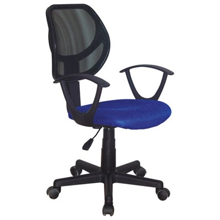 Кресло компьютерное Brabix Flip MG-305 (ткань TW, синее/черное) 531919 в Орле - изображение