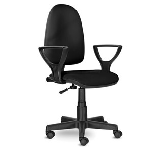 Кресло офисное Brabix Prestige Ergo MG-311 (регулируемая эргономичная спинка, кожзам, черное) 531877 в Орле