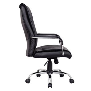 Кресло офисное BRABIX "Space EX-508", экокожа, хром, черное, 530860 в Орле - предосмотр 2