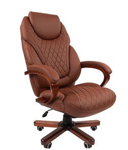 Офисное кресло CHAIRMAN 406, коричневый в Орле