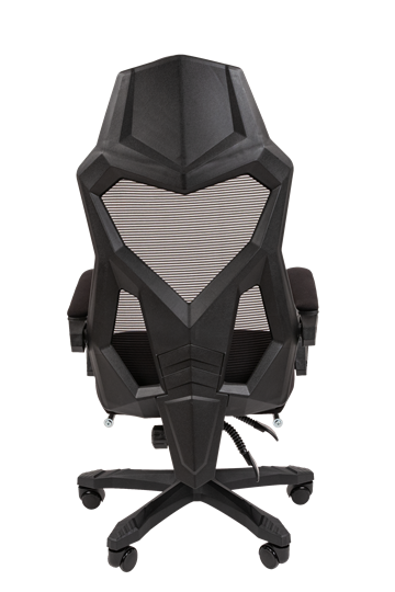 Компьютерное кресло CHAIRMAN 571 с подставкой для ног , Сетчатый акрил черный / Полиэстер черный в Орле - изображение 4
