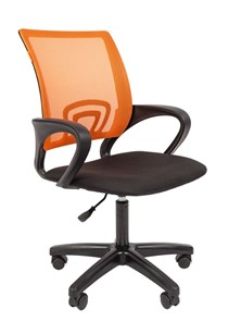 Компьютерное кресло CHAIRMAN 696 black LT, оранжевый в Орле