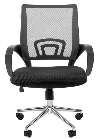 Кресло CHAIRMAN 696 CHROME Сетка TW-04 (серый) в Орле - изображение 1