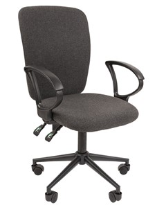 Офисное кресло CHAIRMAN 9801 BLACK, серое в Орле