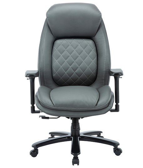 Кресло для руководителя CHAIRMAN CH403, серый, эко кожа в Орле - изображение 1