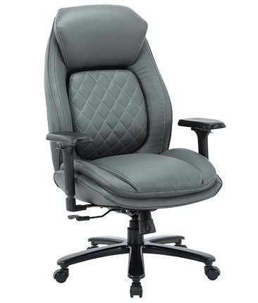 Кресло для руководителя CHAIRMAN CH403, серый, эко кожа в Орле - изображение