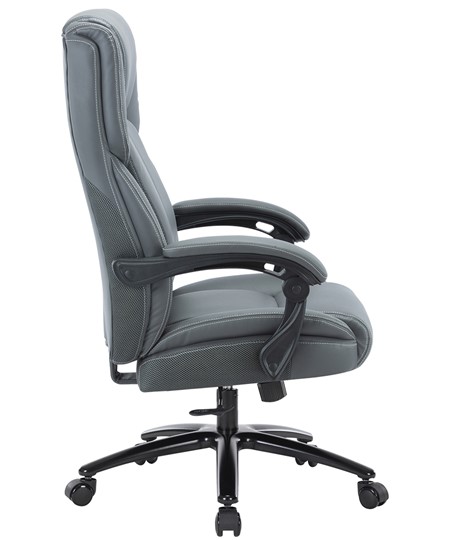 Компьютерное кресло CHAIRMAN CH415 эко кожа серая в Орле - изображение 2