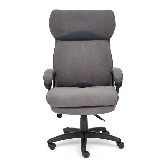 Кресло компьютерное DUKE флок/ткань, серый/серый, 29/TW-12 арт.14039 в Орле - изображение 1