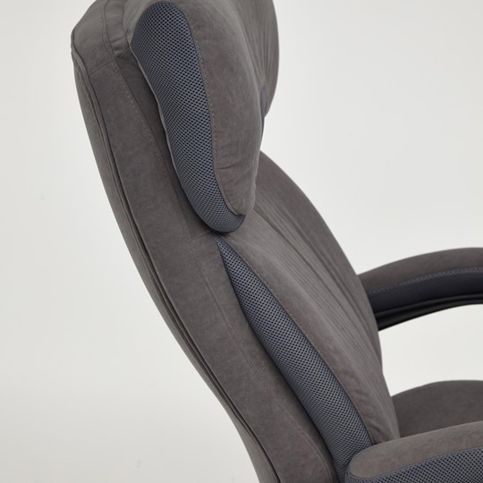 Кресло компьютерное DUKE флок/ткань, серый/серый, 29/TW-12 арт.14039 в Орле - изображение 10