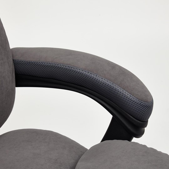 Кресло компьютерное DUKE флок/ткань, серый/серый, 29/TW-12 арт.14039 в Орле - изображение 13