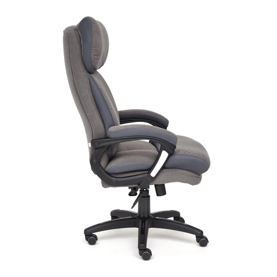 Кресло компьютерное DUKE флок/ткань, серый/серый, 29/TW-12 арт.14039 в Орле - изображение 2