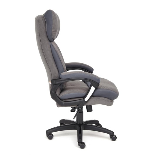 Кресло компьютерное DUKE флок/ткань, серый/серый, 29/TW-12 арт.14039 в Орле - изображение 5