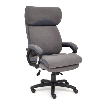 Кресло компьютерное DUKE флок/ткань, серый/серый, 29/TW-12 арт.14039 в Орле - изображение