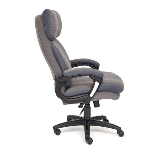 Кресло компьютерное DUKE флок/ткань, серый/серый, 29/TW-12 арт.14039 в Орле - изображение 6