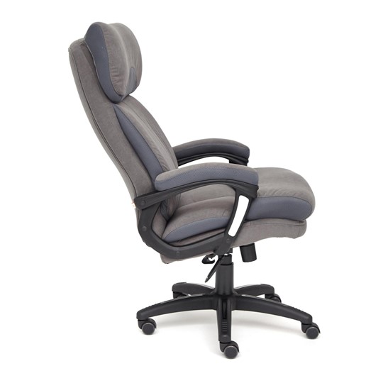 Кресло компьютерное DUKE флок/ткань, серый/серый, 29/TW-12 арт.14039 в Орле - изображение 8