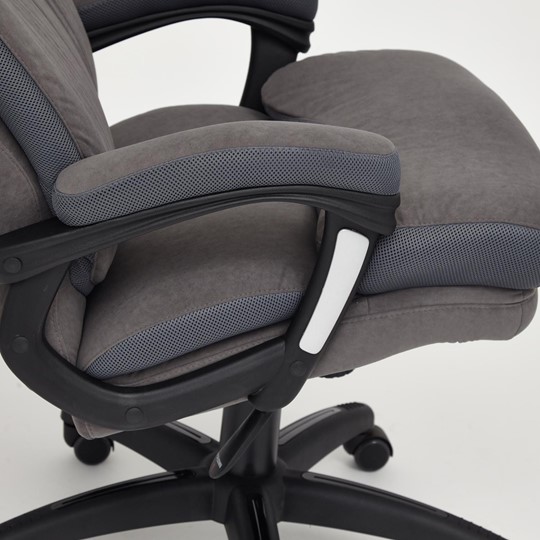 Кресло компьютерное DUKE флок/ткань, серый/серый, 29/TW-12 арт.14039 в Орле - изображение 9