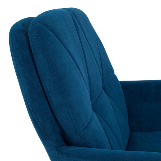 Кресло компьютерное GARDA флок, синий, 32 арт.15292 в Орле - изображение 4