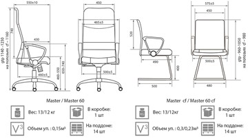Кресло Master GTPH Ch1 W01/T01 в Орле - предосмотр 3