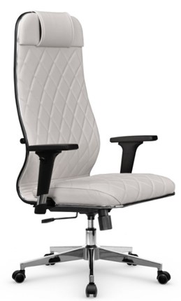 Кресло офисное Мetta L 1m 40M/2D Infinity Easy Clean (MPES) топган, нижняя часть 17834 белый в Орле - изображение