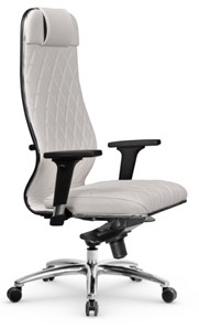 Кресло офисное Мetta L 1m 40M/2D Infinity Easy Clean (MPES) мультиблок, нижняя часть 17838 белый в Орле - предосмотр 1
