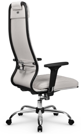 Кресло офисное Мetta L 1m 40M/2D Infinity Easy Clean (MPES) топган, нижняя часть 17833 белый в Орле - изображение 3