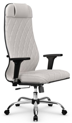 Кресло офисное Мetta L 1m 40M/2D Infinity Easy Clean (MPES) топган, нижняя часть 17833 белый в Орле - изображение