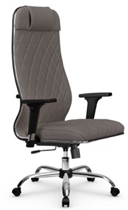 Кресло офисное Мetta L 1m 40M/2D Infinity Easy Clean (MPES) топган, нижняя часть 17833 серый в Орле - предосмотр