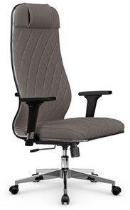 Кресло офисное Мetta L 1m 40M/2D Infinity Easy Clean (MPES) топган, нижняя часть 17834 серый в Орле - предосмотр
