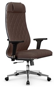 Кресло офисное Мetta L 1m 40M/2D Infinity Easy Clean (MPES) топган, нижняя часть 17834 темно-коричневый в Орле - предосмотр
