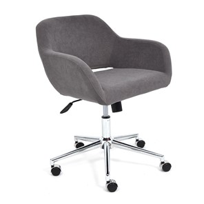Офисное кресло MODENA хром флок, серый, арт.14232 в Орле