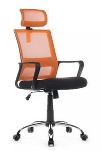Кресло компьютерное RCH 1029HB, черный/оранжевый в Орле