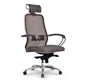 Кресло Samurai SL-2.04 MPES Светло-коричневый / Серый в Орле - предосмотр