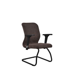 Кресло офисное SU-Mr-4/подл.200/осн.008 темно-коричневый в Орле