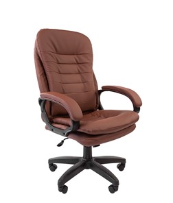 Офисное кресло CHAIRMAN 795 LT, экокожа, цвет коричневый в Орле