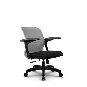 Кресло SU-M-4/подл.160/осн.001, Светло-серый/Черный в Орле